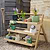 Titchberry Folding Plant Stand Large Natural