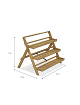 Titchberry Folding Plant Stand Large Natural