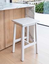 Ashwell Handle Bar Stool Whitewash