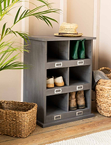 Chedworth 6 Shoe Locker Charcoal