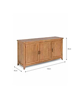 Ashwell Sideboard 3 Door Natural