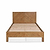 Fawley Chevron Bed King Natural