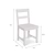 Ashwell Dining Chair Set of 2 Whitewash