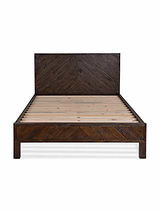 Fawley Chevron Bed King Antique Brown
