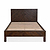 Fawley Chevron Bed King Antique Brown