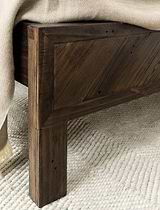 Fawley Chevron Bed King Antique Brown