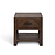 Fawley Chevron Bedside Table Antique Brown