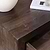 Fawley Chevron Bedside Table Antique Brown