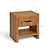Fawley Chevron Bedside Table Natural