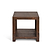 Fawley Chevron Side Table Antique Brown