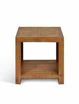 Fawley Chevron Side Table Natural