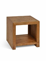 Fawley Chevron Side Table Natural