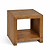 Fawley Chevron Side Table Natural