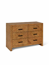 Fawley Chevron Chest of Drawers Natural