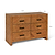 Fawley Chevron Chest of Drawers Natural
