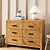 Fawley Chevron Chest of Drawers Natural