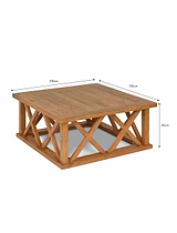 Oxhill Coffee Table Square Natural