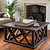 Oxhill Coffee Table Square Antique Brown