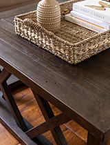 Oxhill Coffee Table Square Antique Brown