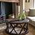 Oxhill Coffee Table Round Antique Brown