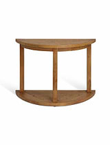 Oxhill Curved Console Table Natural
