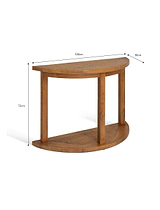 Oxhill Curved Console Table Natural