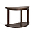 Oxhill Curved Console Table Antique Brown