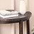 Oxhill Curved Console Table Antique Brown