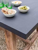 Burcot Dining Table Large Slate Grey