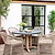Burcot Round Dining Table Medium Slate Grey