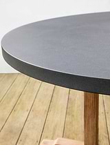Burcot Round Dining Table Medium Slate Grey