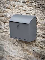 Stowe Post Box Charcoal