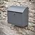 Stowe Post Box Charcoal