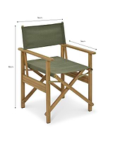 Hayle Directors Chair Olive Green