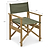 Hayle Directors Chair Olive Green