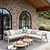 Froxfield Corner Sofa Dark Natural