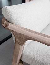 Froxfield Corner Sofa Dark Natural