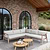 Froxfield Corner Sofa Dark Natural