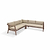 Froxfield Corner Sofa Dark Natural
