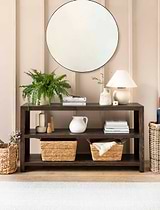 Fawley Console Table Antique Brown