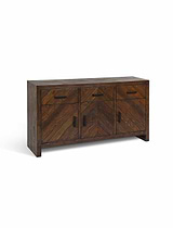 Fawley Chevron Sideboard Antique Brown