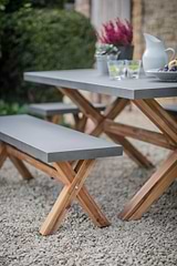 Burford Bench, Large in Natural - Polystone