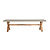 Burford Bench, Small in Natural - Polystone