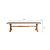 Burford Bench, Small in Natural - Polystone