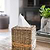 Bayford Woven Tissue Box Holder Square Natural