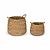 Bilberry Woven Basket Round Set of 2