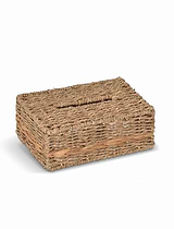 Bayford Woven Tissue Box Holder Rectangle Natural