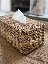 Bayford Woven Tissue Box Holder Rectangle Natural