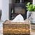 Bayford Woven Tissue Box Holder Rectangle Natural