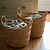 Bilberry Woven Boat Basket Set of 2